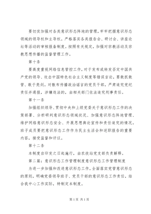 意识形态工作管理制度.docx