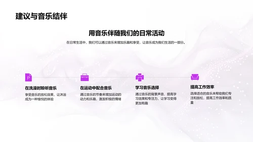 音乐情绪教学解析PPT模板