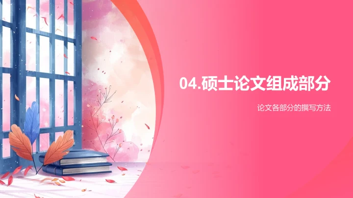 硕士论文撰写课PPT模板