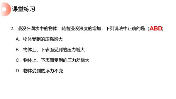 初高中物理浮力教学PPT课件