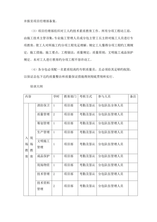 分包专题方案及管理.docx