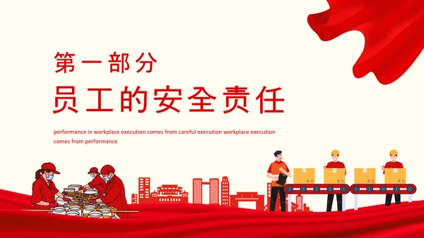 生产车间安全管理培训，生产部门PPT模板