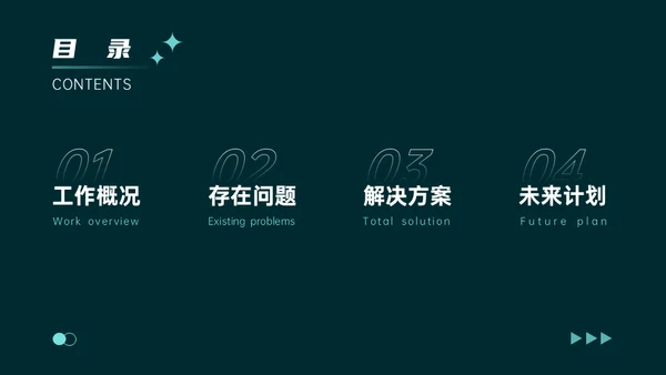 绿色简约商务风年终总结通用PPT模板