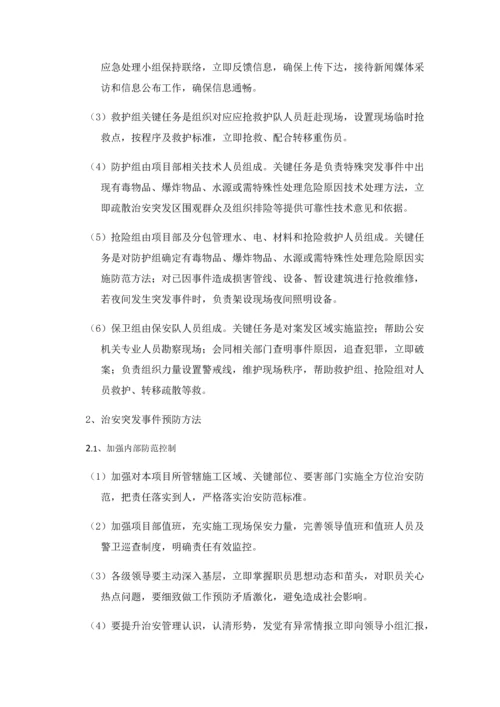 综合标准施工现场优质项目部治安突发事件应急专题预案.docx