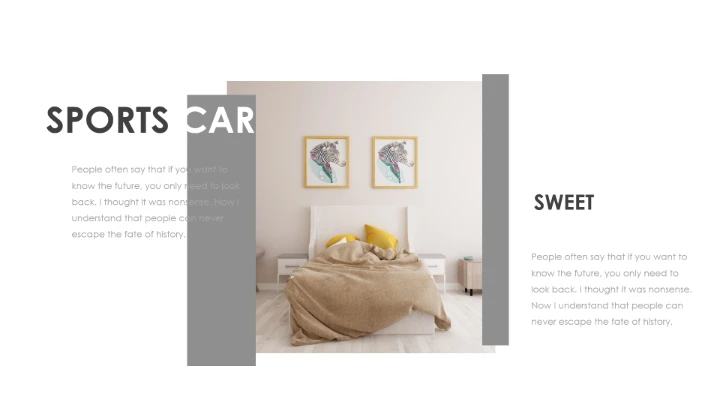 极简风室内设计北欧风格居家房屋室内装修设计方案PPT模版