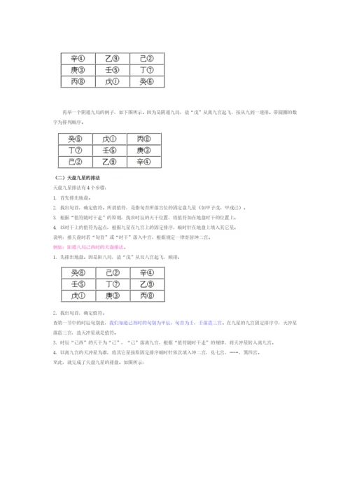 奇门遁甲基础知识入门.docx