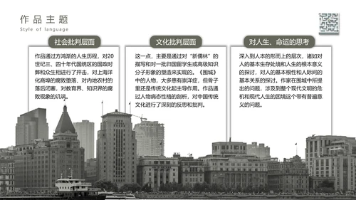 《围城》读书名著导读走迷宫ppt模板