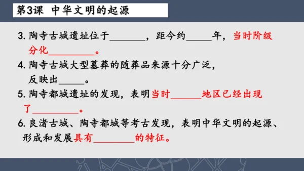 2024--2025学年七年级历史上册期中复习课件（1--11课   89张PPT）