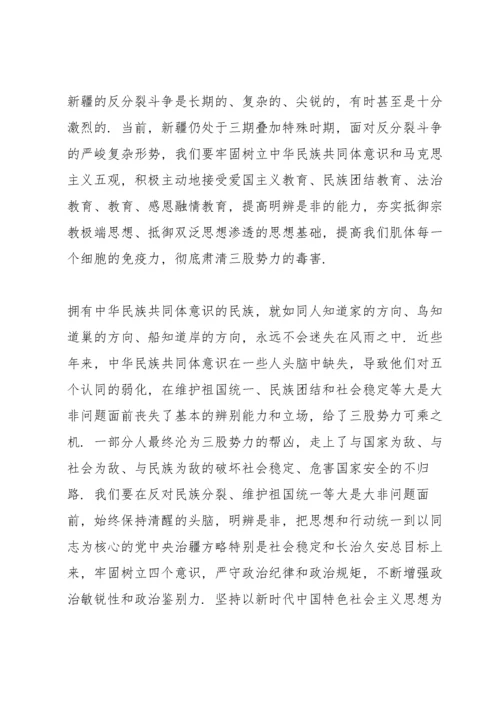 筑牢中华民族共同体意识发生亮剑.docx