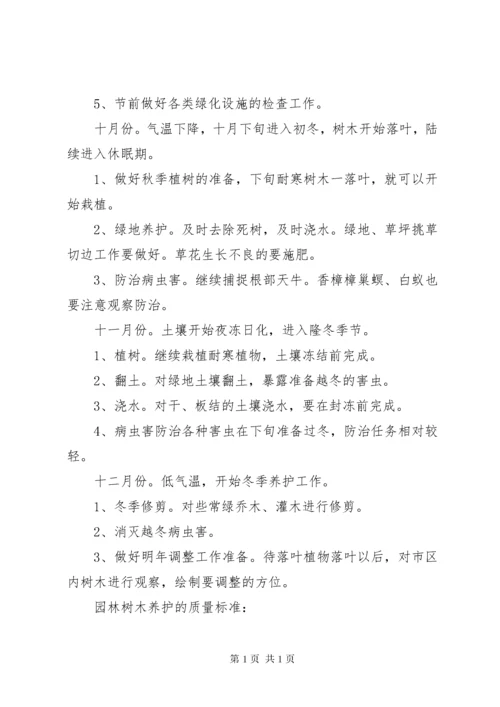 园林树木管理标准.docx