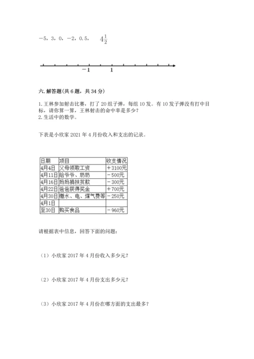 六年级下册数学 期末测试卷附参考答案（预热题）.docx