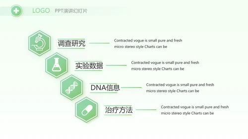 绿色小清新医生在线问答动态PPT