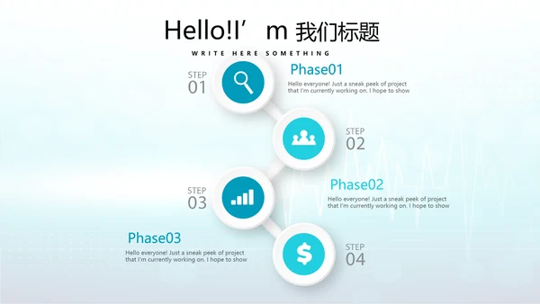 蓝色时尚医疗手术室述职报告动态PPT