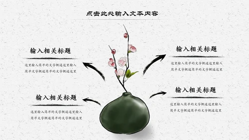 水墨中国风教育古诗词唐诗宋词ppt模板