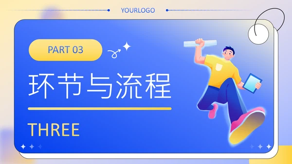 蓝色扁平风大学生职业发展规划PPT