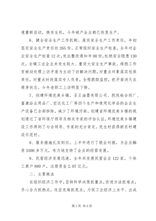 乡镇工业经济总结及工作计划_1.docx