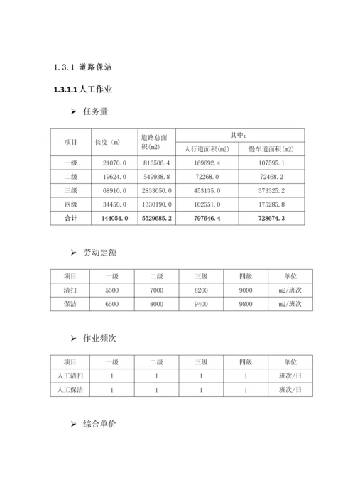 城区环卫费用测算标准.docx