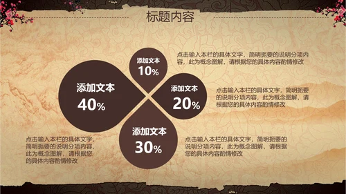 古典复古中国风兵马俑ppt动态模板