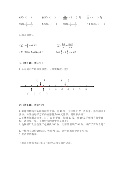 北师大版小升初数学模拟试卷附参考答案（突破训练）.docx