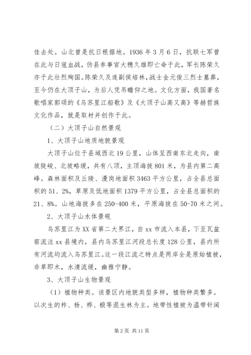 县山综合开发调研报告.docx