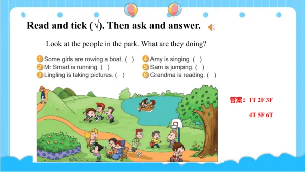 Module 3 Unit 2 What's the elephant doing 课件(共43张P
