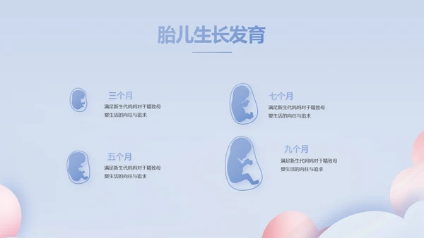 蓝色创意科学家庭育儿母婴动态PPT
