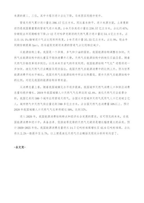 液化天然气行业概括及现状-产业报告.docx