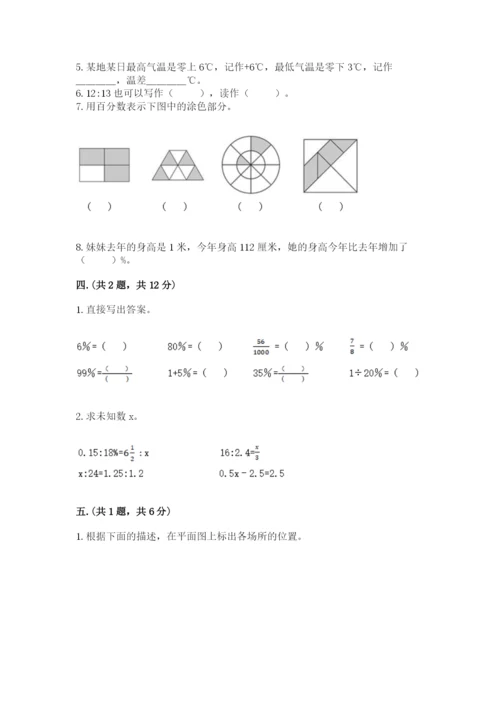 小升初数学考前检测试题附答案（夺分金卷）.docx