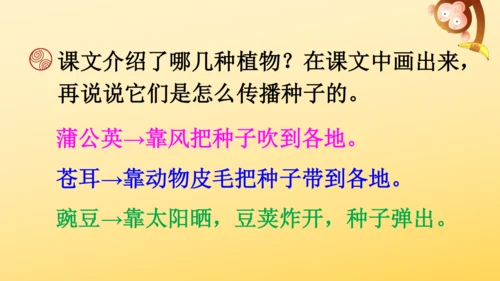 3 植物妈妈有办法  课件