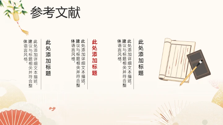 古典文学专业开题报告毕业答辩通用PPT模版