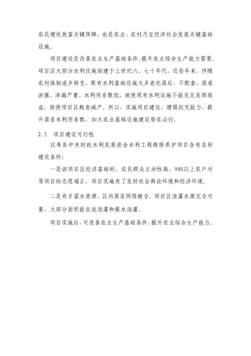 水利综合项目工程维修养护专项方案.docx