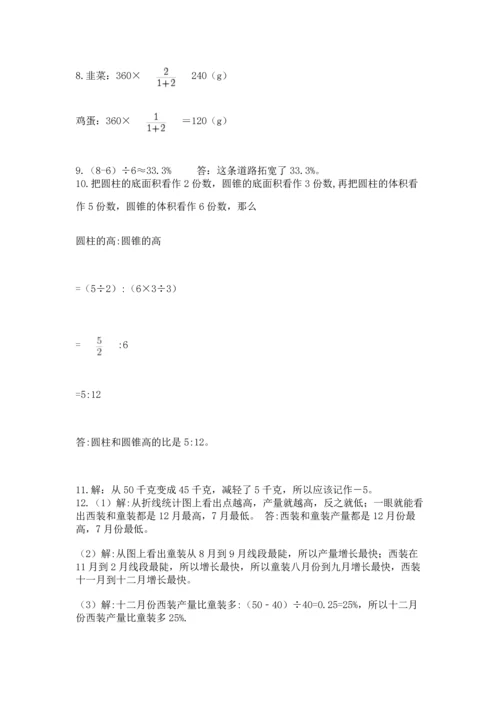 六年级小升初数学解决问题50道精品【b卷】.docx