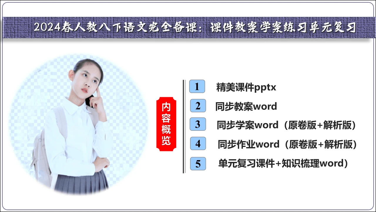 第六单元 复习【2024春统编八下语文完全备课（精美课件）】