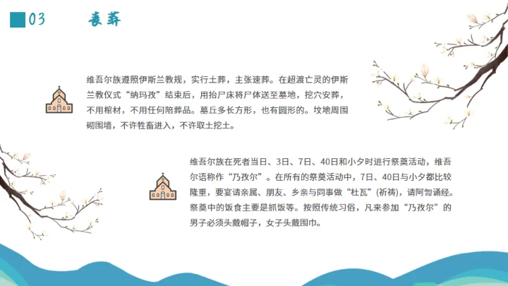 少数民族维吾尔族介绍通用PPT模板