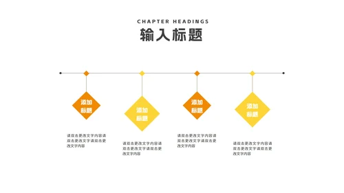 简约风橙色几何毕业论文答辩PPT模板