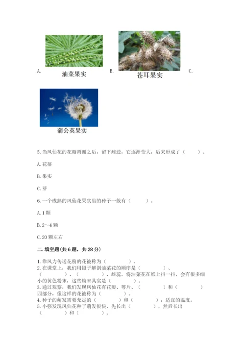 教科版科学四年级下册第一单元《植物的生长变化》测试卷（a卷）.docx