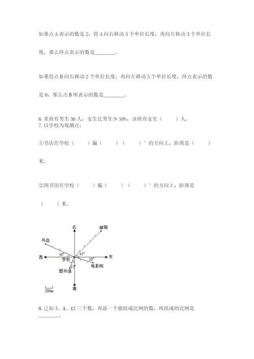 人教版六年级下册数学期末测试卷（夺分金卷）.docx