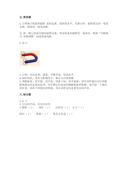 教科版小学科学二年级下册 期末测试卷（夺冠系列）.docx