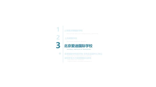 国际学校案例研究报告通用PPT模板
