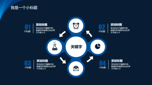 蓝色招商加盟通用PPT模板