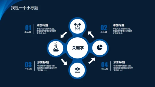 蓝色招商加盟通用PPT模板
