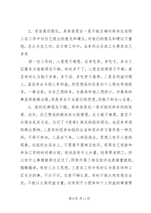 党性分析及自我评价.docx