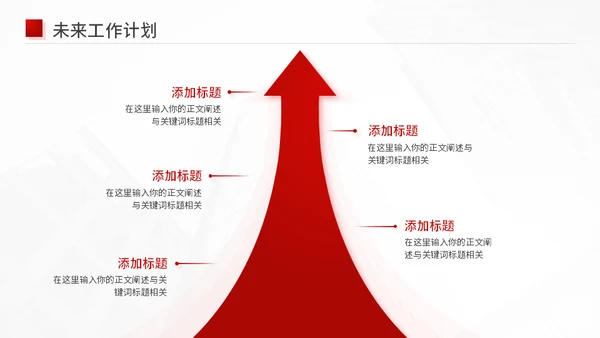 新征程新未来红色工作汇报通用PPT模板
