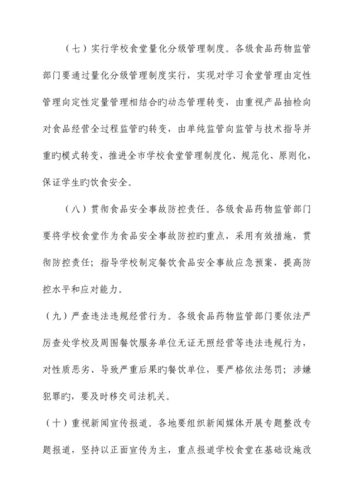 学校食品安全专项整治工作方案.docx