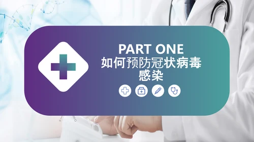 医疗护理疫情肺炎新型冠状病毒课件PPT模板