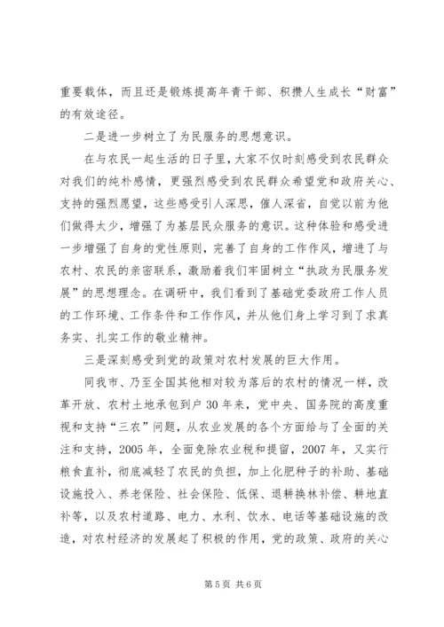 乡镇干部三进三同党性分析材料2则.docx