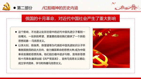 新时代弘扬学习红船精神党校党建党政党建党课支部团委学习模板