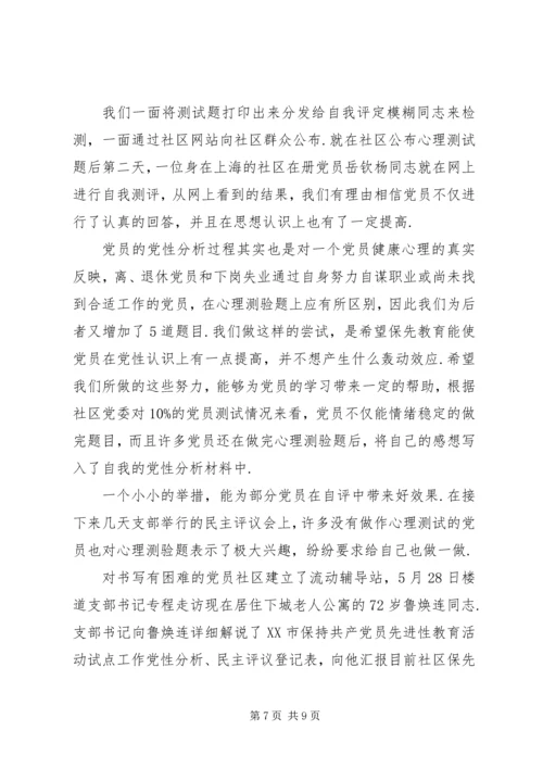 社区党员自我鉴定-社区党员个人自我鉴定.docx