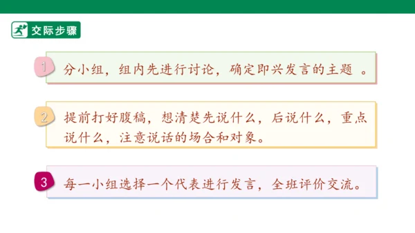 【核心素养】第一单元口语交际：即兴发言（课件）