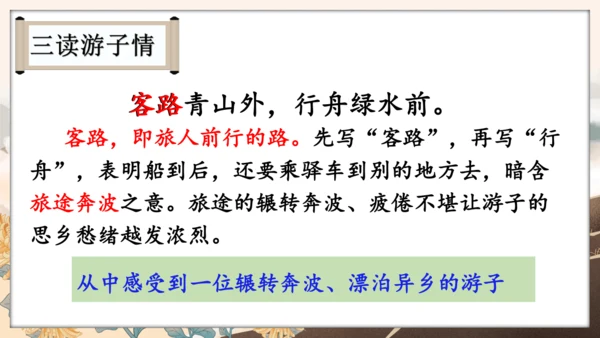 4 古代诗歌四首 次北固山下 课件